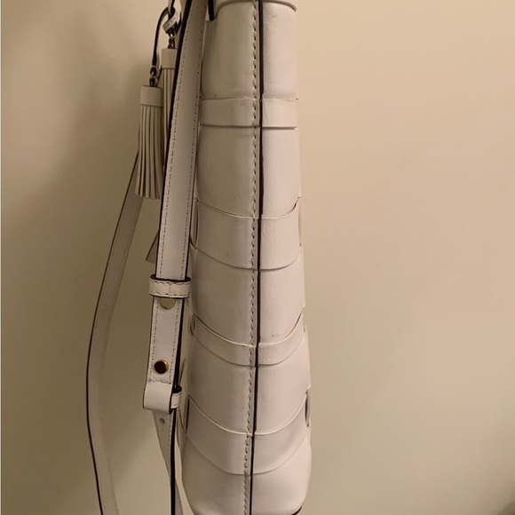 Michael kors Vivian white leather quilted purse RARE - Picture 9 of 13